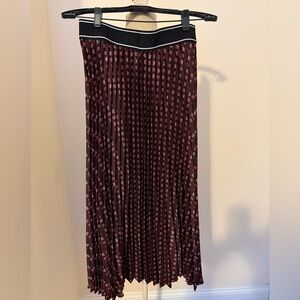 LOFT  Patterned A-Line Skirt